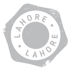 Obraz na płótnie Canvas Lahore stamp rubber grunge