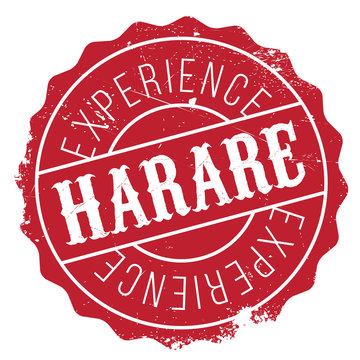 Harare stamp rubber grunge