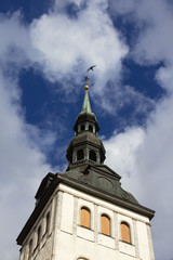 Fototapeta na wymiar St. Olaf's Church, Tallinn
