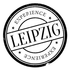 Leipzig stamp rubber grunge