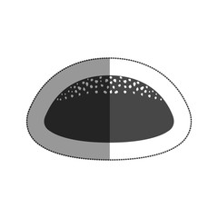 Bread icon. Bakery food shop traditional and product theme. Isolated design. Vector illustration