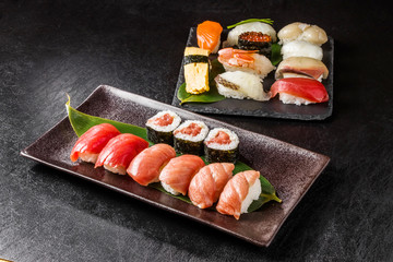 大トロと握り寿司 fattest meat of tuna