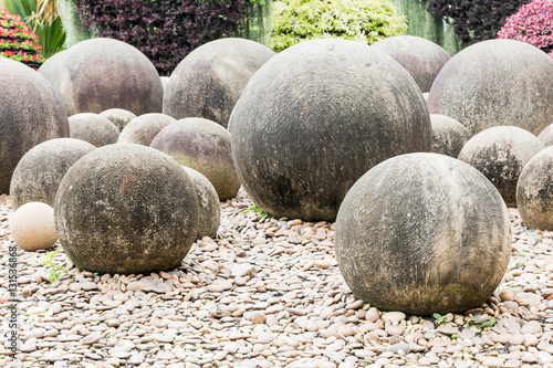 "Stone in a Japanese garden" Stock photo and royalty-free images on