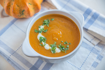 Kürbis Suppe