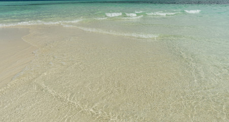 ロック・アイランドのサンゴ礁の海