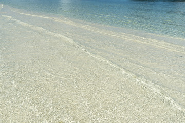 ロック・アイランドのサンゴ礁の海