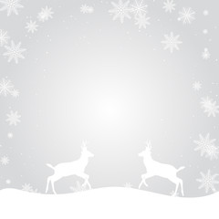 Silver winter abstract background.