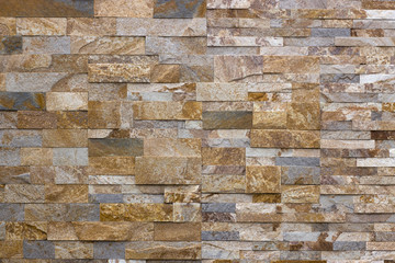 yellow natural stone facade, wall tiles