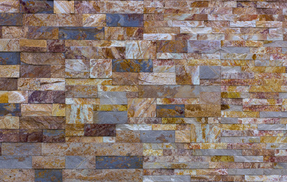 yellow natural stone facade, wall tiles