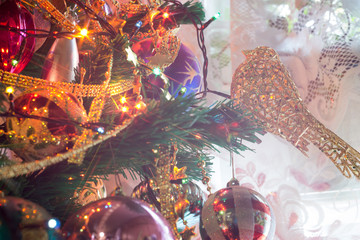 Christmas Tree Decorations Macro
