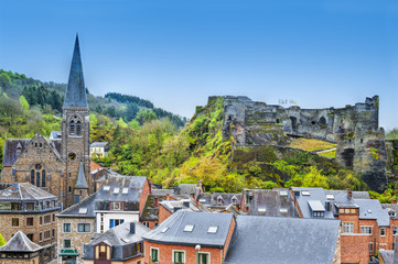 Church and the Castle of La Roche.