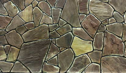 sandstone facing stone, decorative Stonewall