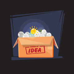 light bulbs : turn on big light bulbs in front of turn off bulbs