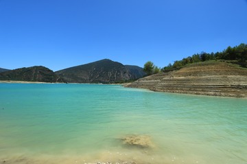 LAKE OF MEDIANO, VALLEY OF THE CINCA , PYRENNEES , SPAIN
