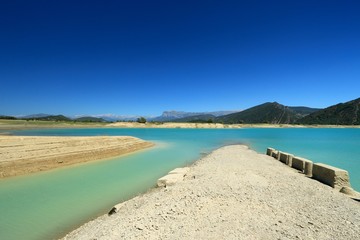 LAKE OF MEDIANO, VALLEY OF THE CINCA , PYRENNEES , SPAIN
