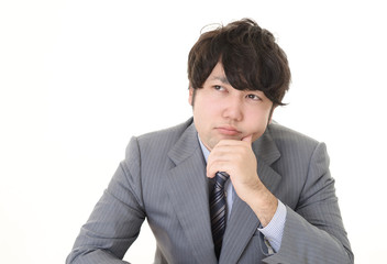 苦悩するビジネスマン