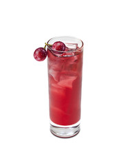 Cocktail on white background.