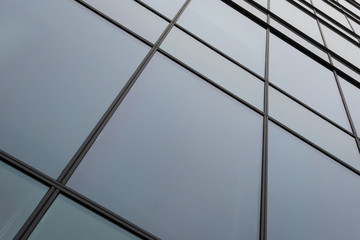 Window panels on office building