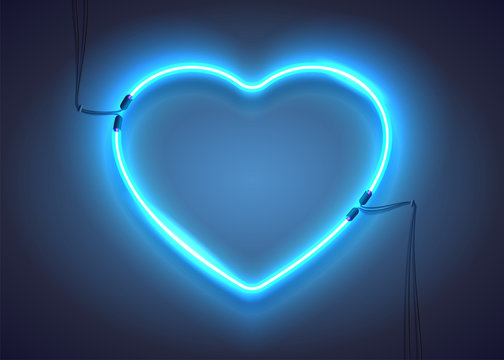 Glowing Heart Shape Neon Animation On Black Background Neon Heart Shape  Animation Background Stock Video  Envato Elements