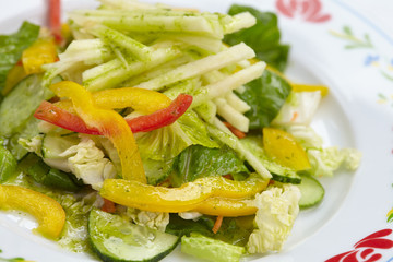 salad on the table
