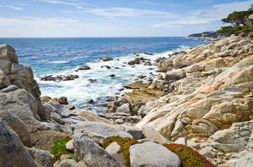 Fototapeta na wymiar Scenic Views of California coastline