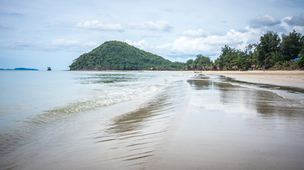 Thung Wau-laen Beach , Pathiu district,chumporn province, thailand