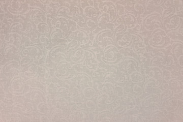 Floral patterns on the cloth against the old scheme.