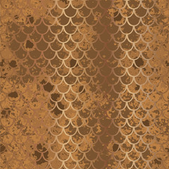 seamless pattern of snake scales background
