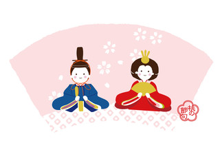 ひなまつり　イラスト