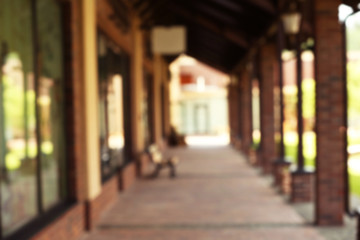 Fototapeta premium Street of small city