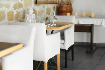 Modern cafe interior