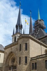 Fototapeta na wymiar cathedral of Luxembourg