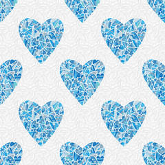 Obraz na płótnie Canvas seamless heart pattern