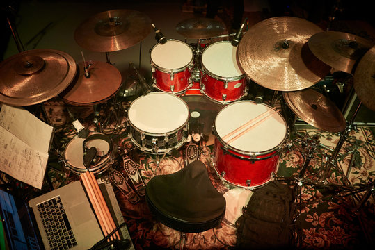 Drum kit.