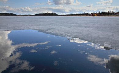 Siljan lake. Mora. Sweden