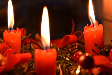 Candle Christmas decorations