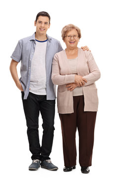 Young man and a mature woman
