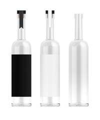 Vodka Bottle Mockup 
