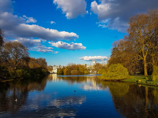 St Jame's Park Lake view, London