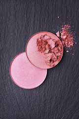 Pink and beige blush or eyeshadow