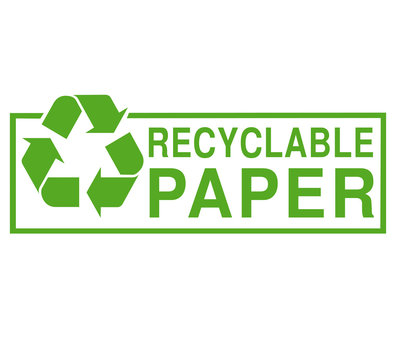 Recyclable paper
