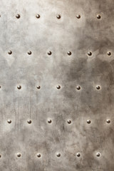 grunge metal plate as background texture