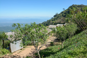 Fototapeta na wymiar Monjam mountain , Chiangmai , Thailand 