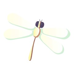 Dragonfly icon. Cartoon illustration of dragonfly vector icon for web