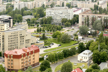 Fototapeta premium City landscape and buildings