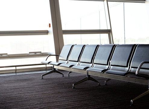 Empty seats in airport