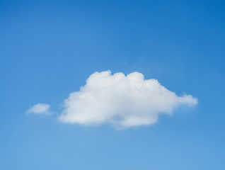 Naklejka na ściany i meble Blue sky and clouds in daylight, used as background 