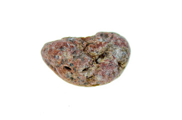 colored stones on a white background