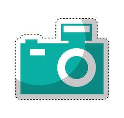camera photographic isolated icon vector illustration design