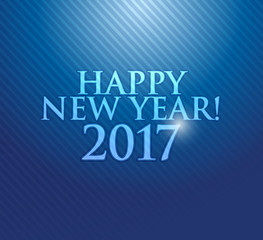 2017 Happy New Year. Blue texture